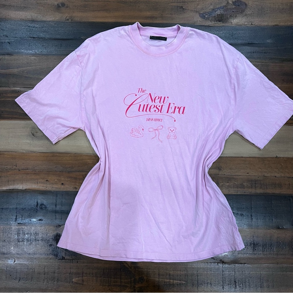 Zara pink short sleeve tshirt small
